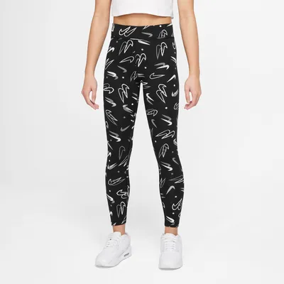 Nike Sportswear Essential MR Leggings SSNL PRN Kinder – BLACK