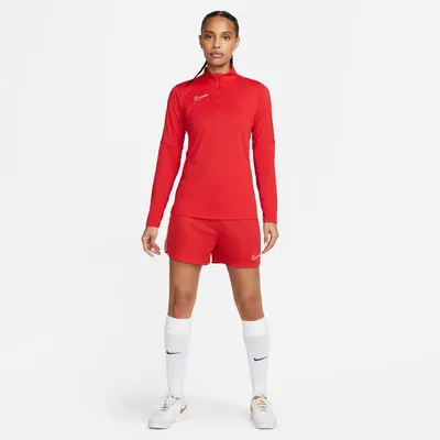 Nike Dri-FIT ACD23 Drill Top Fußball-Sweatshirt Damen – UNIVERSITY RED/GYM RED/WHITE