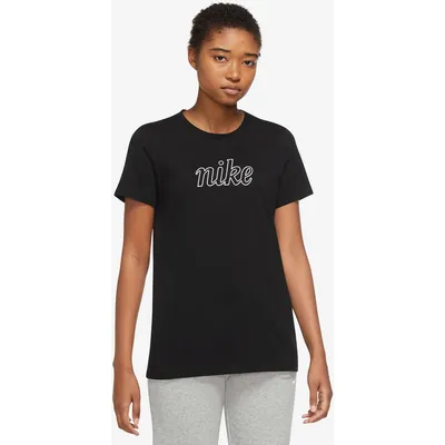 Nike Sportswear T-Shirt ICN CLSH Damen – BLACK