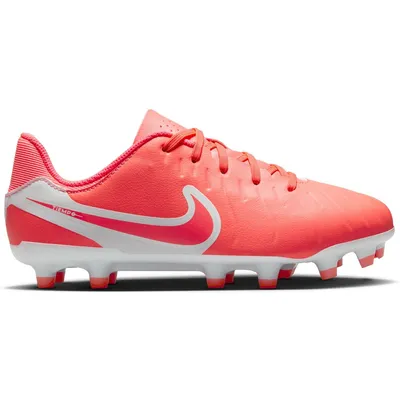 Nike Legend 10 Academy Fußballschuh FG/MG Kinder – HOT LAVA/WHITE