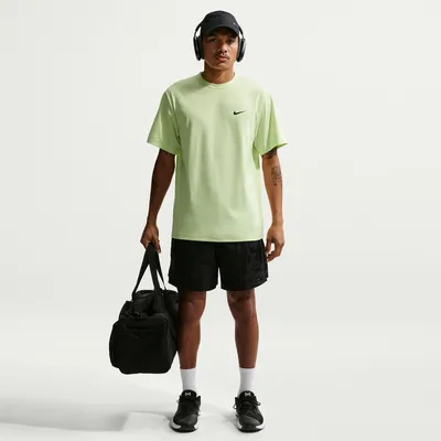 Nike Dri-FIT UV Hyverse Kurzarm T-Shirt Herren – LT LIQUID LIME/BLACK