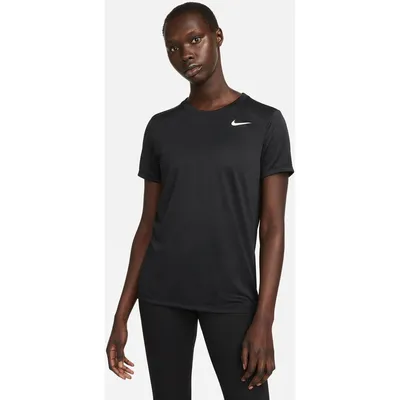 Nike Dri-FIT RLGD T-Shirt Kurzarm Damen – Schwarz / Weiß