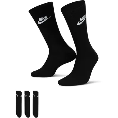 Nike Sportswear Everyday Essential CR Sportsocken Herren – Schwarz / Weiß