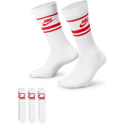 Nike Socken Sportswear Dri-FIT Everyday Essential Crew (3 Pairs) – WHITE/UNIVERSITY RED/