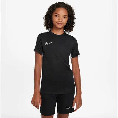 Nike Dri-FIT Academy23 Trikot Kurzarm BR Kinder – BLACK/WHITE/WHITE