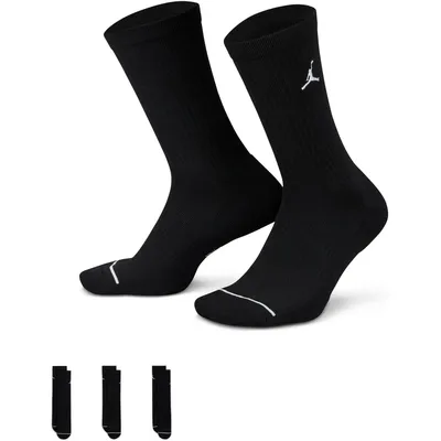 Nike U J ED CUSH POLY CREW 3PR 144 – BLACK/WHITE