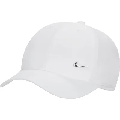 Nike Dri-FIT Club Cap US CB MTSWSH Kinder – WHITE/METALLIC SILVER