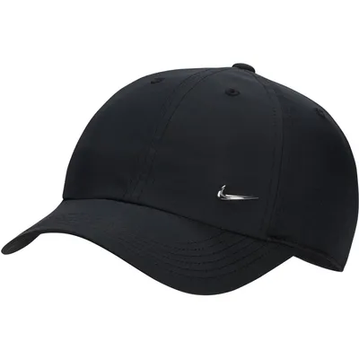Nike Dri-FIT Club Cap US CB MTSWSH Kinder – Schwarz / Silber metallic
