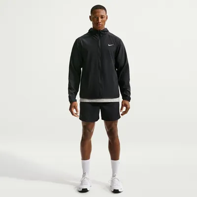 Nike Dri-FIT Form Kapuzenjacke Herren – BLACK/REFLECTIVE SILV