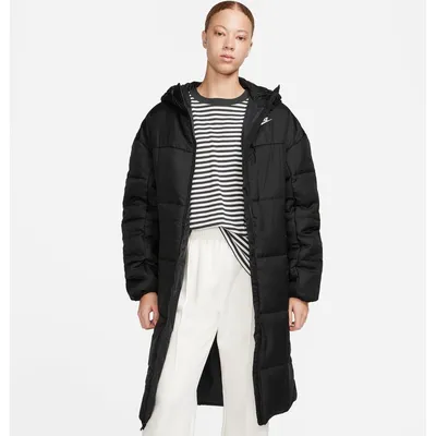 Nike Sportswear Therma-FIT Classic Parka Damen – BLACK/WHITE