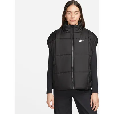 Nike Sportswear Therma-FIT Classic Weste Damen – BLACK/WHITE