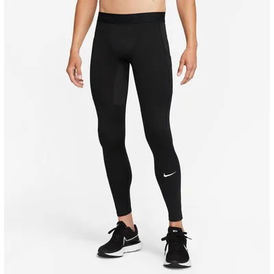 Nike Pro Warm Tights Herren – BLACK/WHITE