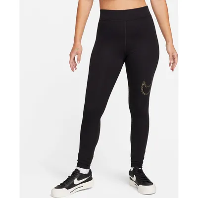 Nike Sportswear PE Shine HR Tight Damen – BLACK