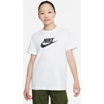 Nike Sportswear Futura T-Shirt Kurzarm BOY Kinder – WHITE/BLACK