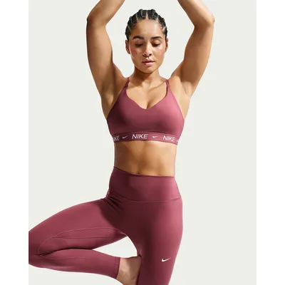 Nike Dri-FIT Indy Sport-BH leichter Halt Damen – PINK SMOKE