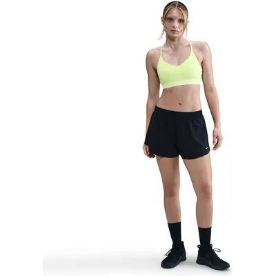 Nike Dri-FIT Indy Sport-BH leichter Halt Damen – LT LEMON TWIST/WHITE PEARL