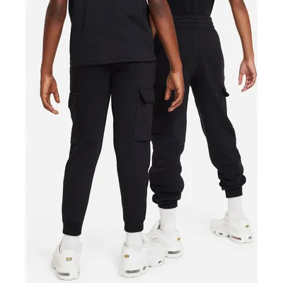 Nike Hose Sportswear Club Fleece – BLACK/BLACK/WHITE