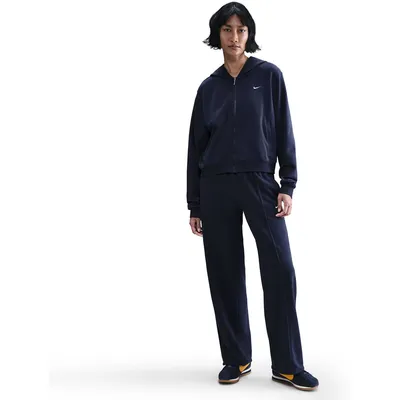 Nike Sportswear CHLL FT Hoodie mit Reißverschluss Damen – MIDNIGHT NAVY/SAIL