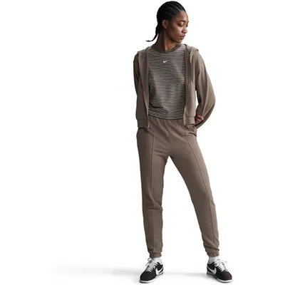 Nike Sporthose Sportswear Chill Slim High-Waisted – MINK BROWN/MINK BROWN