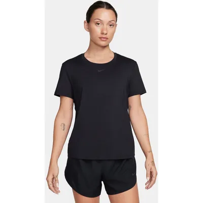 Nike One Classic Dri-FIT Kurzarm T-Shirt Damen – Schwarz