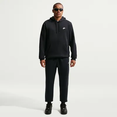 Nike Club BB PO Hoodie Herren – BLACK/BLACK/WHITE