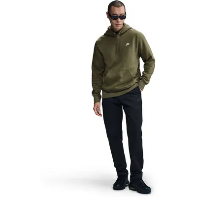 Nike Club BB PO Hoodie Herren – MEDIUM OLIVE/MEDIUM OLIVE/WHITE