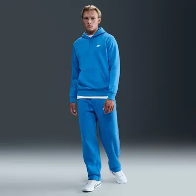 Nike Club FT PO Kapuzensweat Herren – LT PHOTO BLUE/LT PHOTO BLUE/WHITE