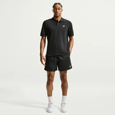Nike Club Kurzarm Poloshirt Piqué Herren – BLACK/WHITE
