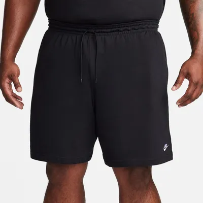 Nike M NK CLUB KNIT SHORT – BLACK/WHITE
