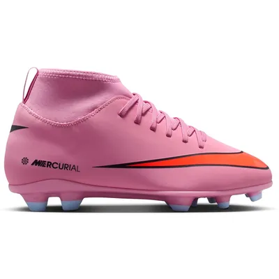 Nike Superfly 10 Club Fußballschuh FG/MG Kinder – MAGIC FLAMINGO/BLACK-TOTAL CRIMSON