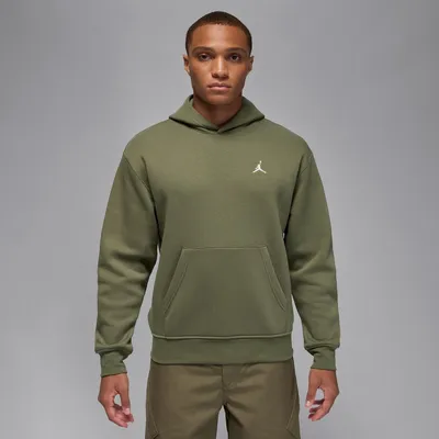 Nike Fantrikot Jordan Brooklyn Fleece Men's Pullov – MEDIUM OLIVE/SAIL