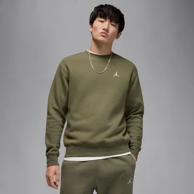 Nike J BRK Fleece Crew Fan-Trikot Herren – MEDIUM OLIVE/SAIL