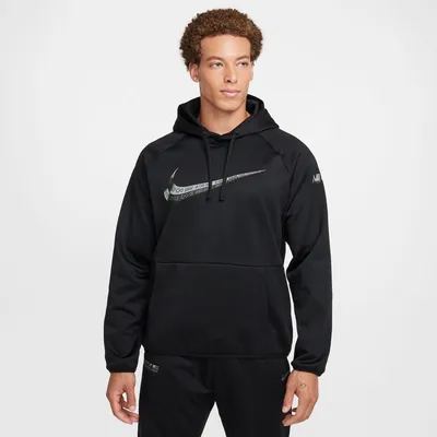 Nike Shirt Therma-FIT Pullover – BLACK/BLACK/WHITE
