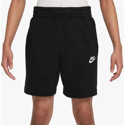 Nike Sportswear Club Knit Shorts 6IN LBR Kinder – BLACK/WHITE