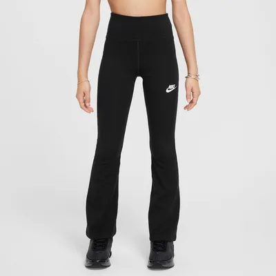 Nike Sportswear Classic HR Flare Tight LBR Kinder – BLACK/WHITE