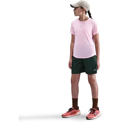 Nike Dri-FIT One STD HBR Kurzarm Shirt Kinder – MED SOFT PINK/WHITE