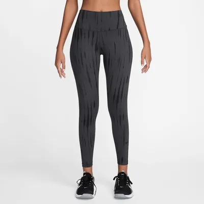 Nike One Dri-FIT HR 7/8 Tight AOP1 Damen – ANTHRACITE/BLACK