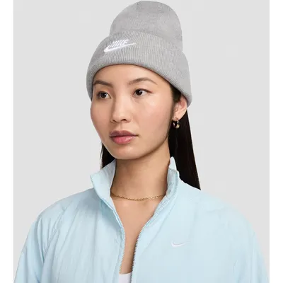 Nike Peak Beanie TC FUT F24 L Herren – Dunkelgrau meliert / Weiß