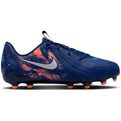 Nike Phantom GX II Academy Fußballschuh FG/MG EH Kinder – BLUE VOID/CHROME