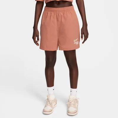 Nike Sportswear Woven Shorts GLS Damen – TERRA BLUSH/LT OREWOOD BRN
