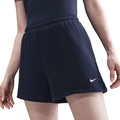 Nike Sportswear CHLL FT MR 4IN Shorts Damen – MIDNIGHT NAVY/SAIL