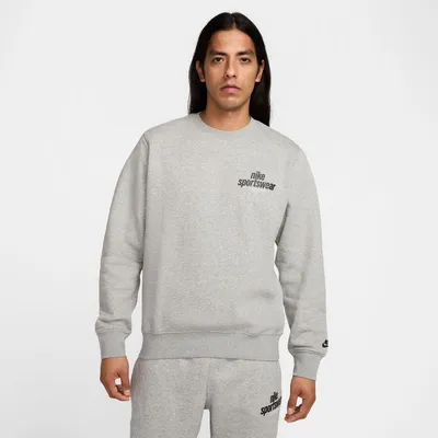 Nike Sweatshirt Sportswear Club – DK GREY HEATHER/BLACK