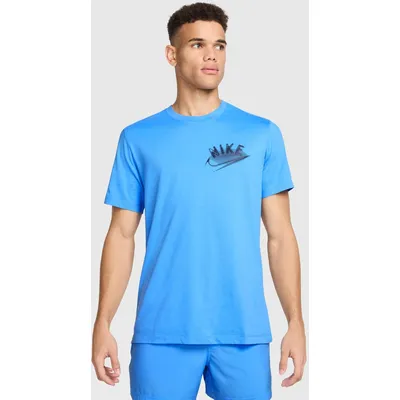 Nike Dri-FIT Brand Read T-Shirt Herren – UNIVERSITY BLUE
