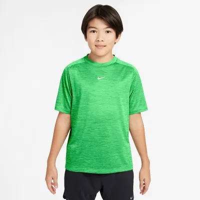 Nike Dri-FIT Multi T-Shirt Kurzarm LBR HTHR Kinder – LT GREEN SPARK/ILLUSI