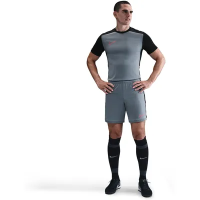 Nike Dri-FIT Academy ACD25 Kurzarm Trikot BR Herren – COOL GREY/BLACK/BRIGHT CRIMSON