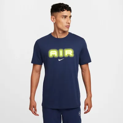 Nike Shirt Nike Air Men's Graphic T-Shirt – MIDNIGHT NAVY/VOLT