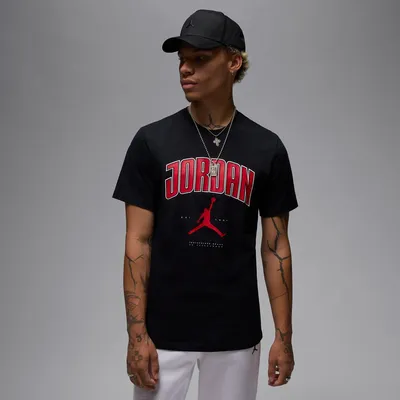 Nike M J CITY 88 SS CREW – BLACK/GYM RED/GYM RED