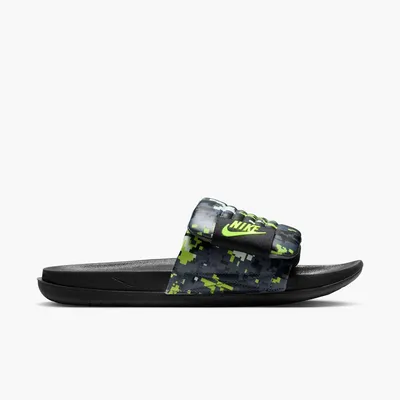 NIKE OFFCOURT ADJUST SLIDE PR – BLACK/VOLT-IRON GREY-