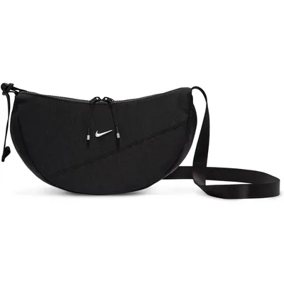 Nike NK AURA CRESCENT CROSSBODY – BLACK/BLACK/MATTE SIL