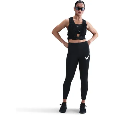 Nike Tights 7/8 Tempo Swoosh Run – BLACK/REFLECTIVE SILV